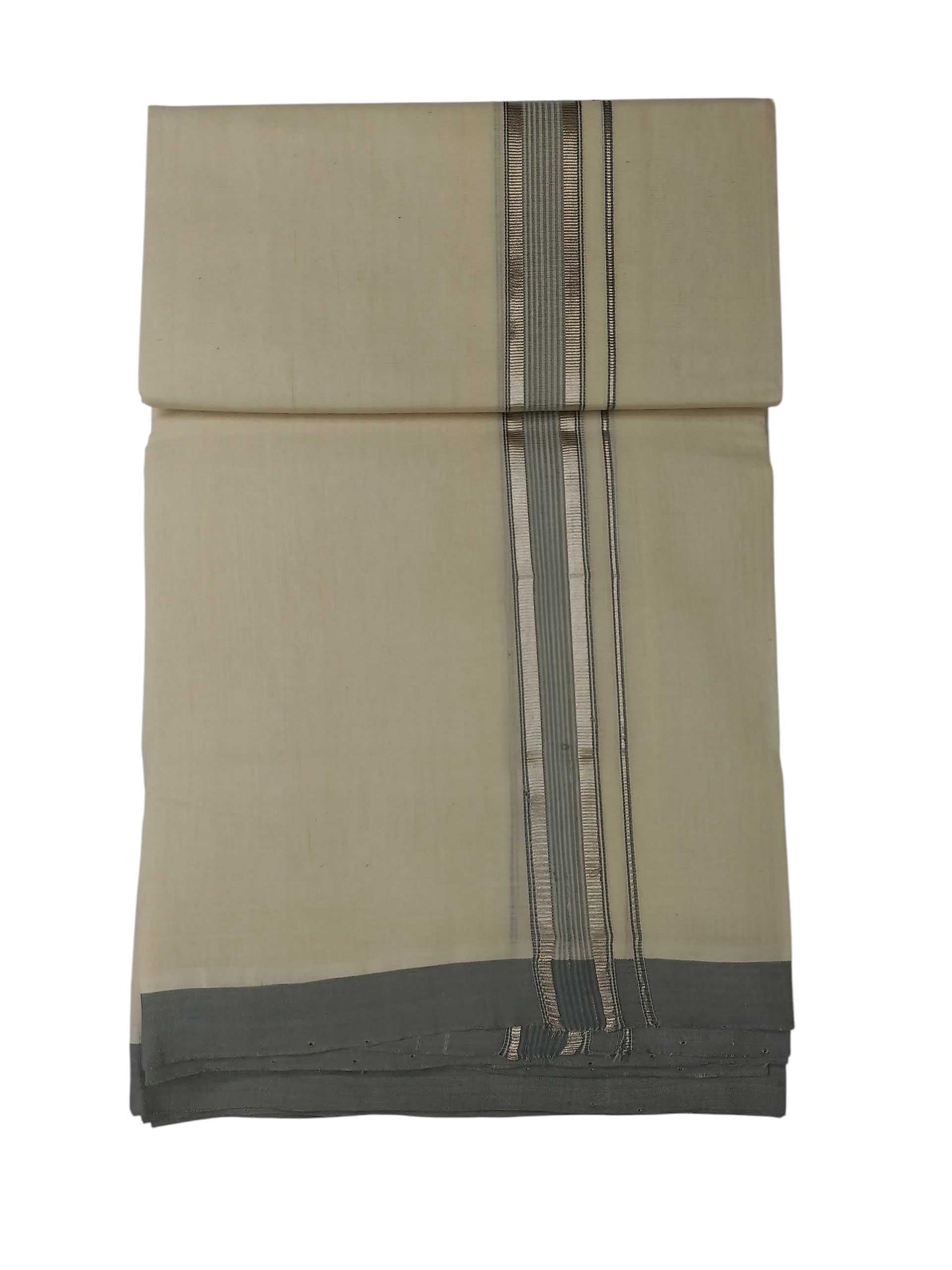 Kerala Balaramapuram Pure Cotton Handloom Mundu/Dhoti