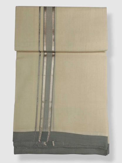 Kerala Balaramapuram Pure Cotton Handloom Mundu/Dhoti