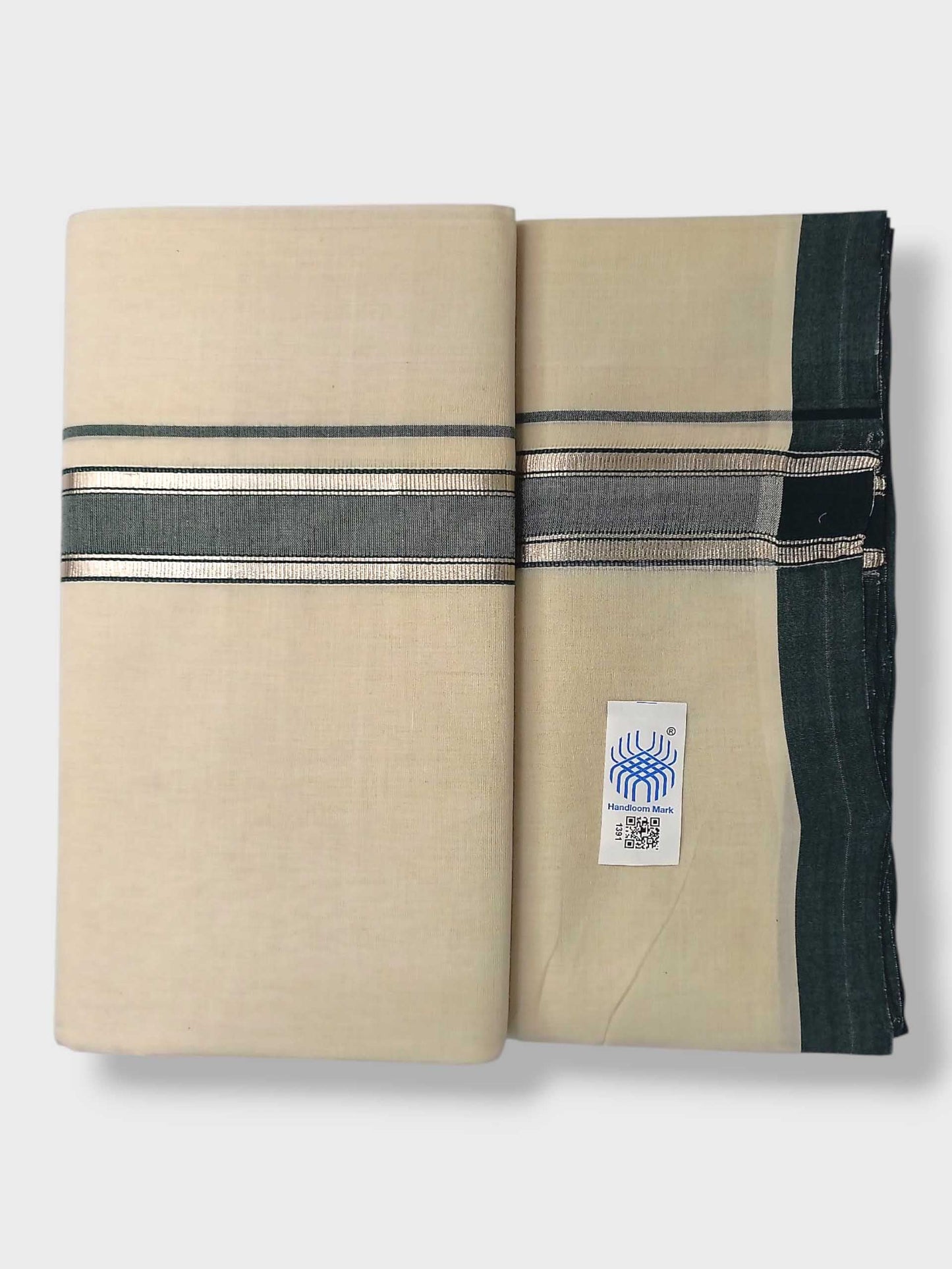Kerala Balaramapuram Pure Cotton Handloom Mundu/Dhoti