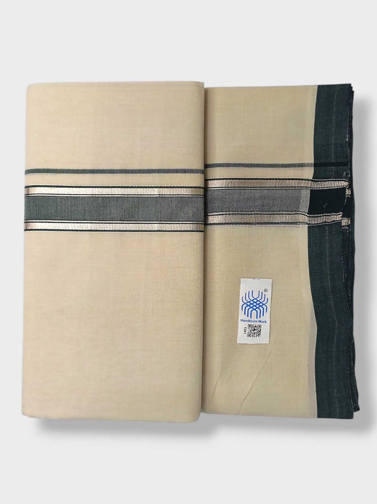 Kerala Balaramapuram Pure Cotton Handloom Mundu/Dhoti
