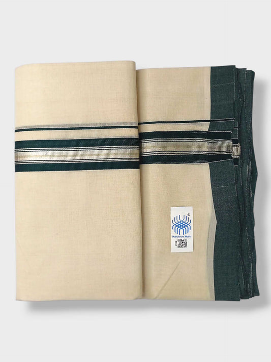 Kerala Balaramapuram Pure Cotton Handloom Mundu/Dhoti