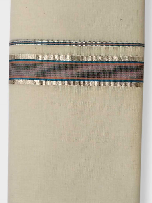 Kerala Balaramapuram Pure Cotton Handloom Mundu/Dhoti