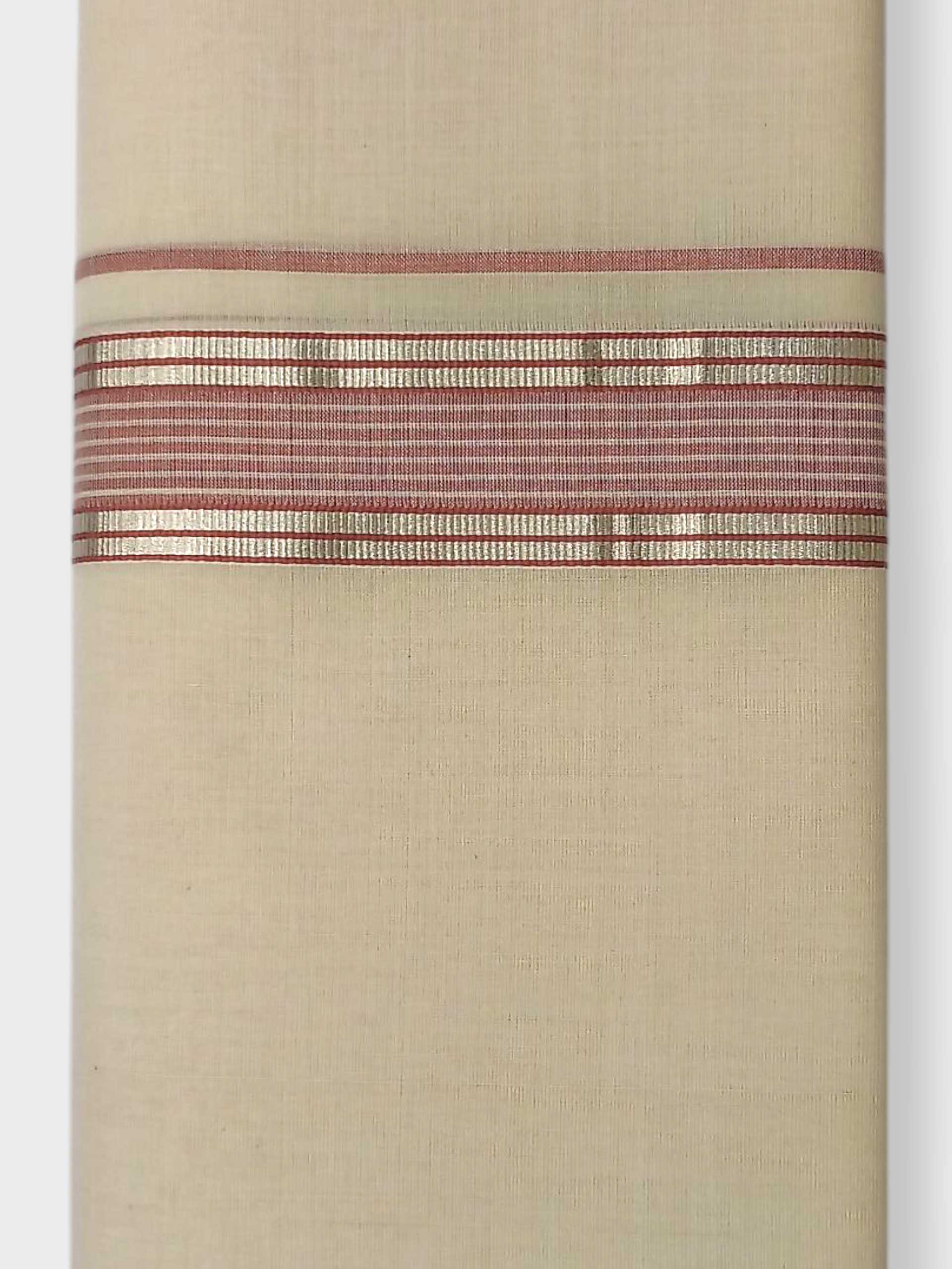 Kerala Balaramapuram Pure Cotton Handloom Mundu/Dhoti