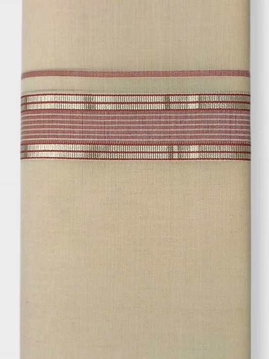 Kerala Balaramapuram Pure Cotton Handloom Mundu/Dhoti