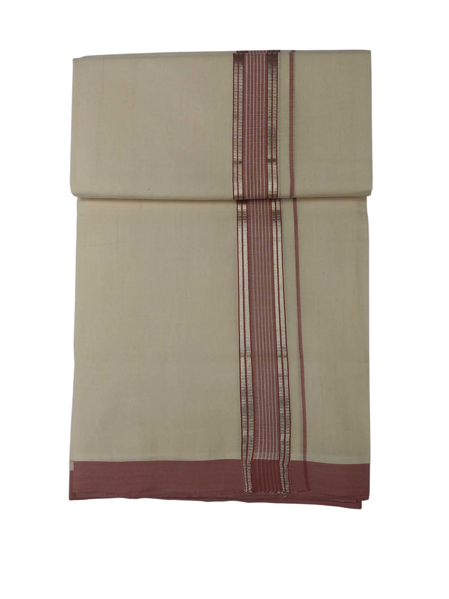 Kerala Balaramapuram Pure Cotton Handloom Mundu/Dhoti