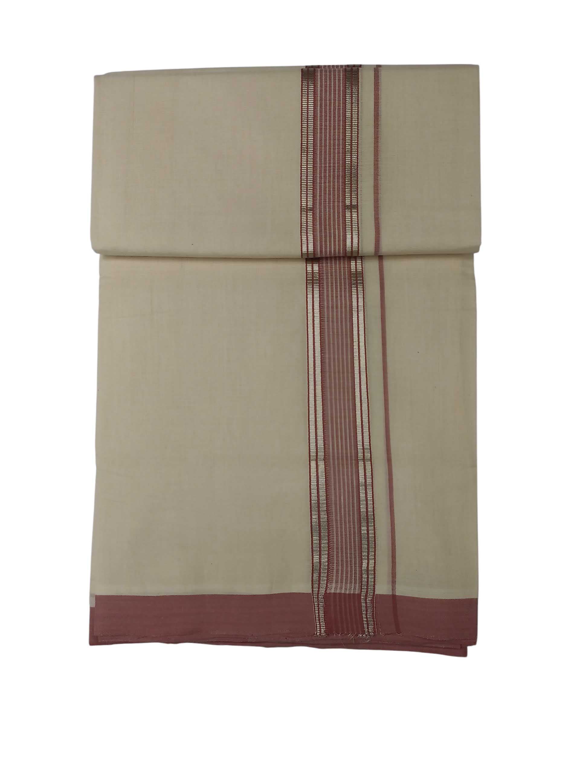 Kerala Balaramapuram Pure Cotton Handloom Mundu/Dhoti