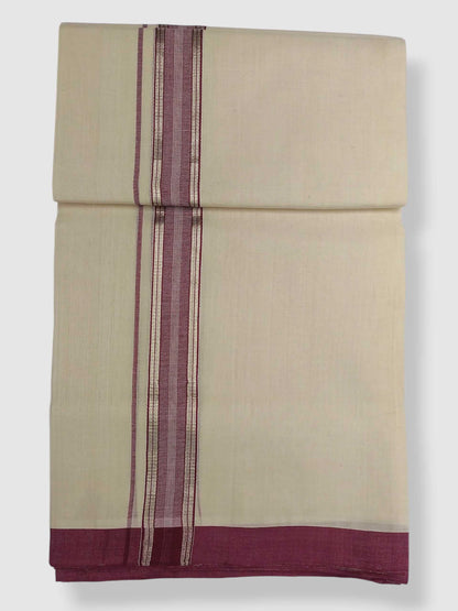 Kerala Balaramapuram Pure Cotton Handloom Mundu/Dhoti