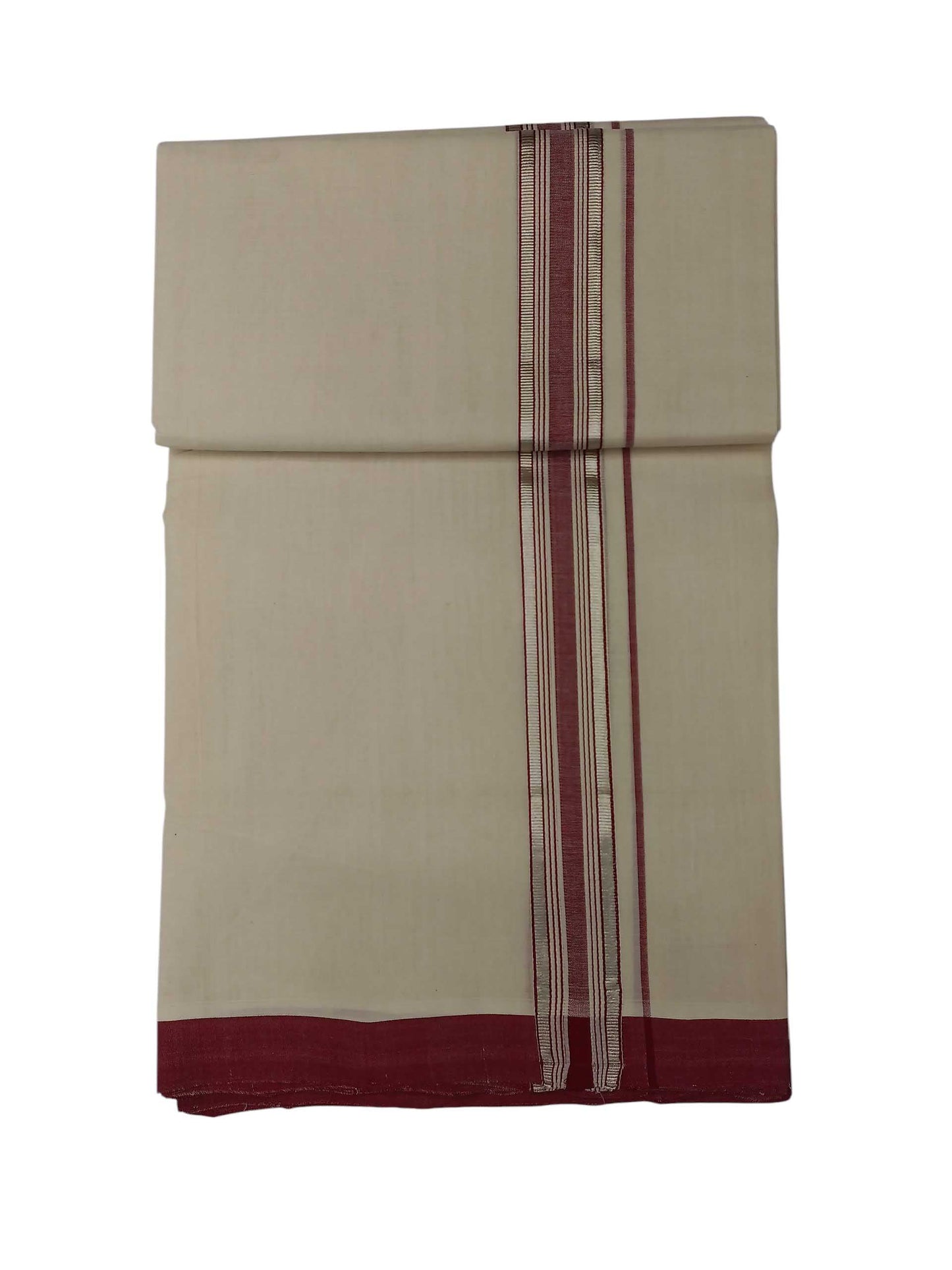 Kerala Balaramapuram Pure Cotton Handloom Mundu/Dhoti