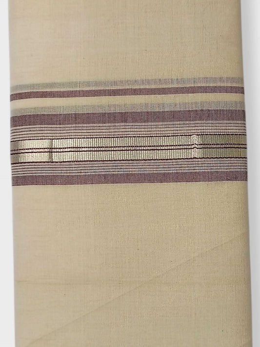 Kerala Balaramapuram Pure Cotton Handloom Mundu/Dhoti