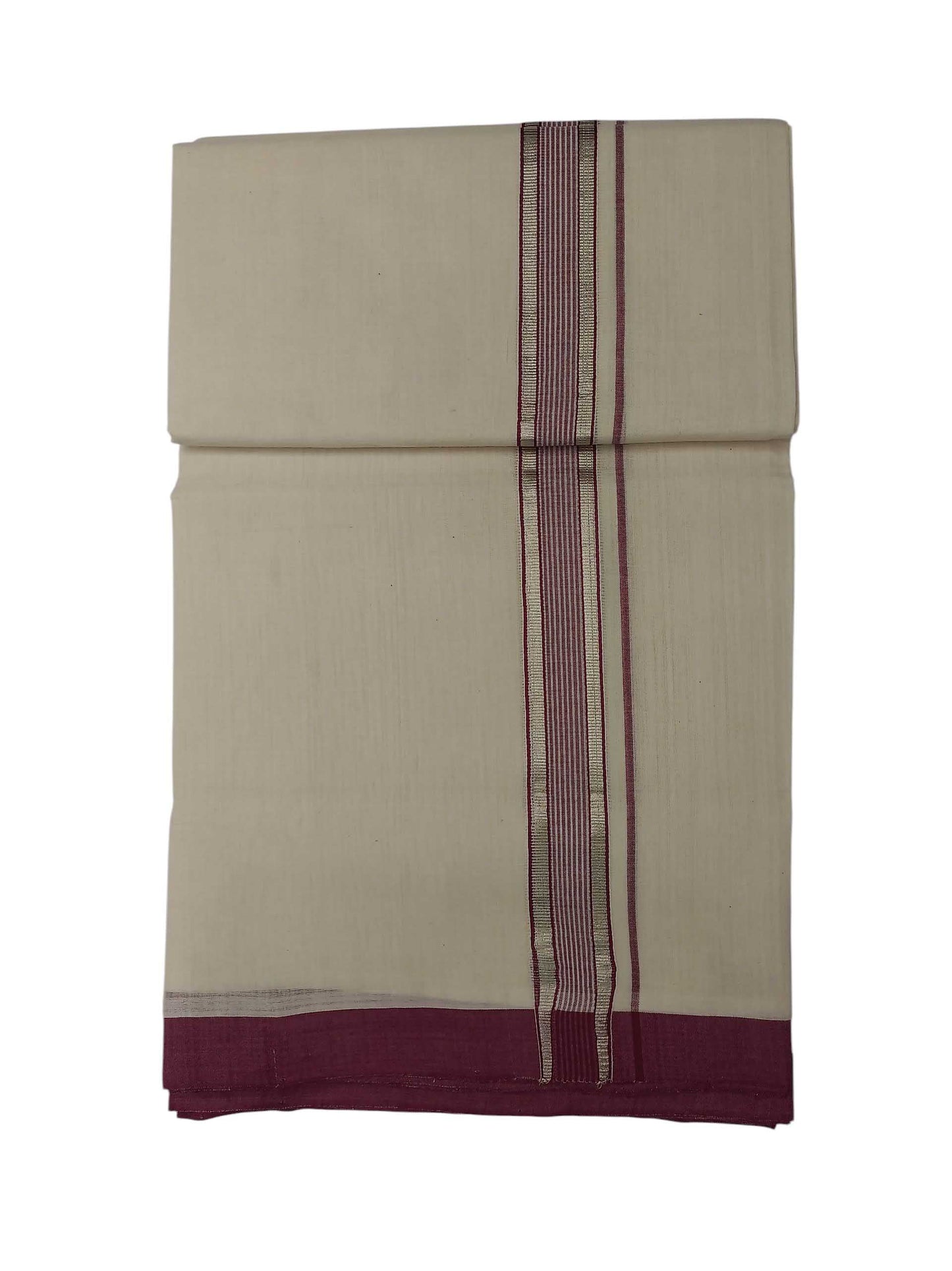 Kerala Balaramapuram Pure Cotton Handloom Mundu/Dhoti