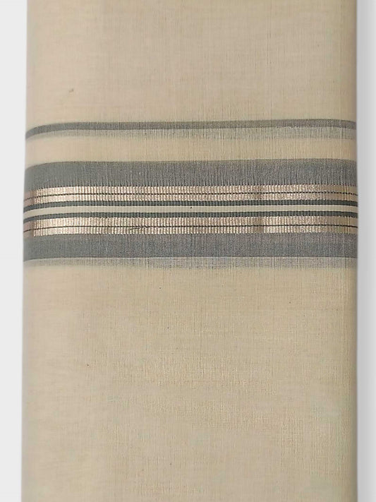 Kerala Balaramapuram Pure Cotton Handloom Mundu/Dhoti