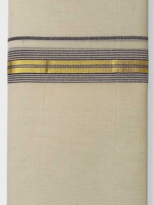 Kerala Balaramapuram Pure Cotton Handloom Mundu/Dhoti