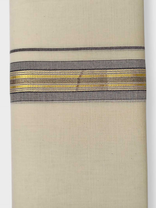 Kerala Balaramapuram Pure Cotton Handloom Mundu/Dhoti