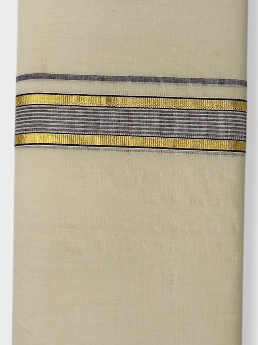 Kerala Balaramapuram Pure Cotton Handloom Mundu/Dhoti