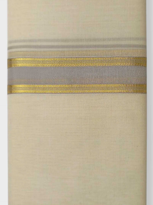 Kerala Balaramapuram Pure Cotton Handloom Mundu/Dhoti