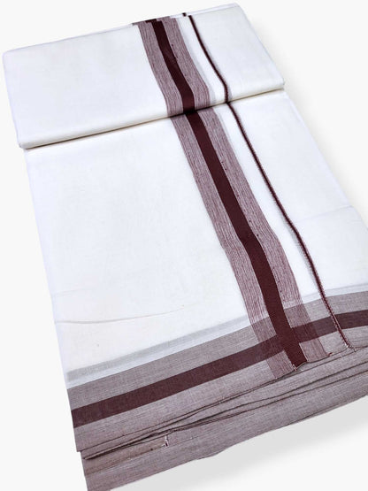 Cotton White Dhoti/Mundu for Men