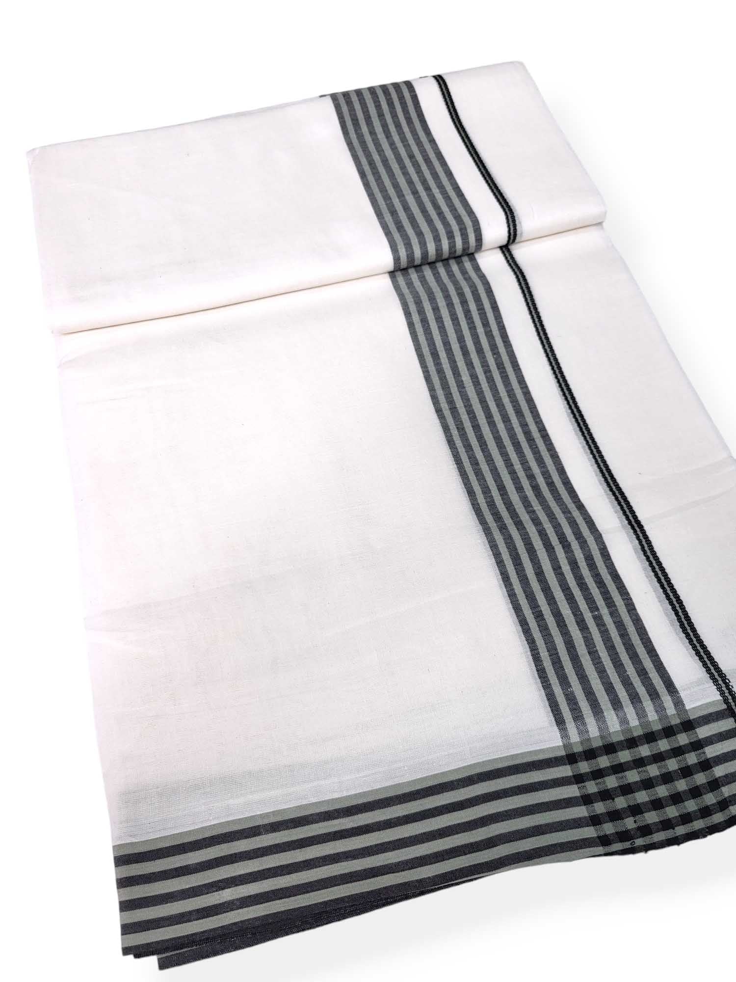 Cotton White Dhoti/Mundu for Men