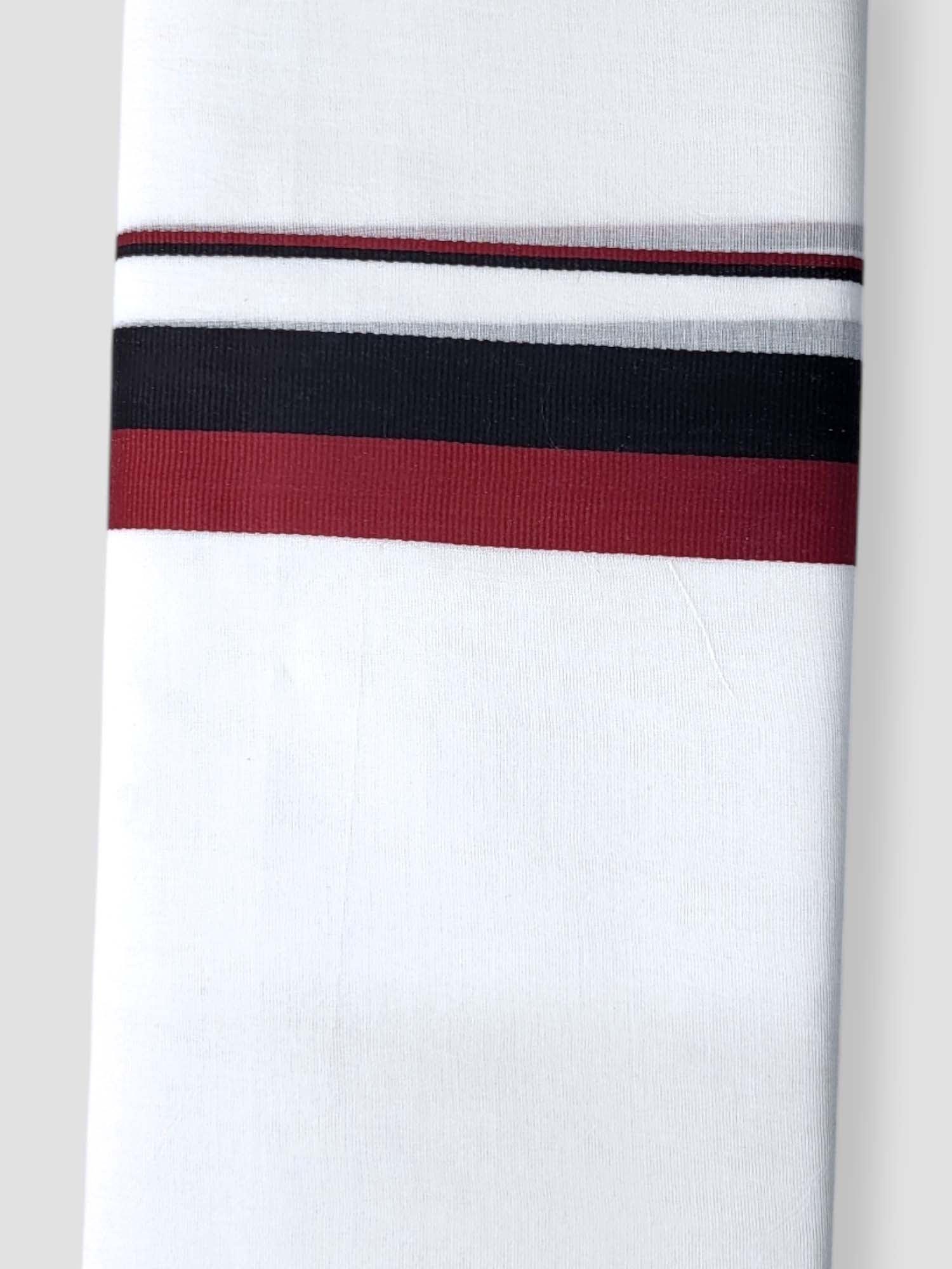 Pure White Cotton Men's Double Dhoti