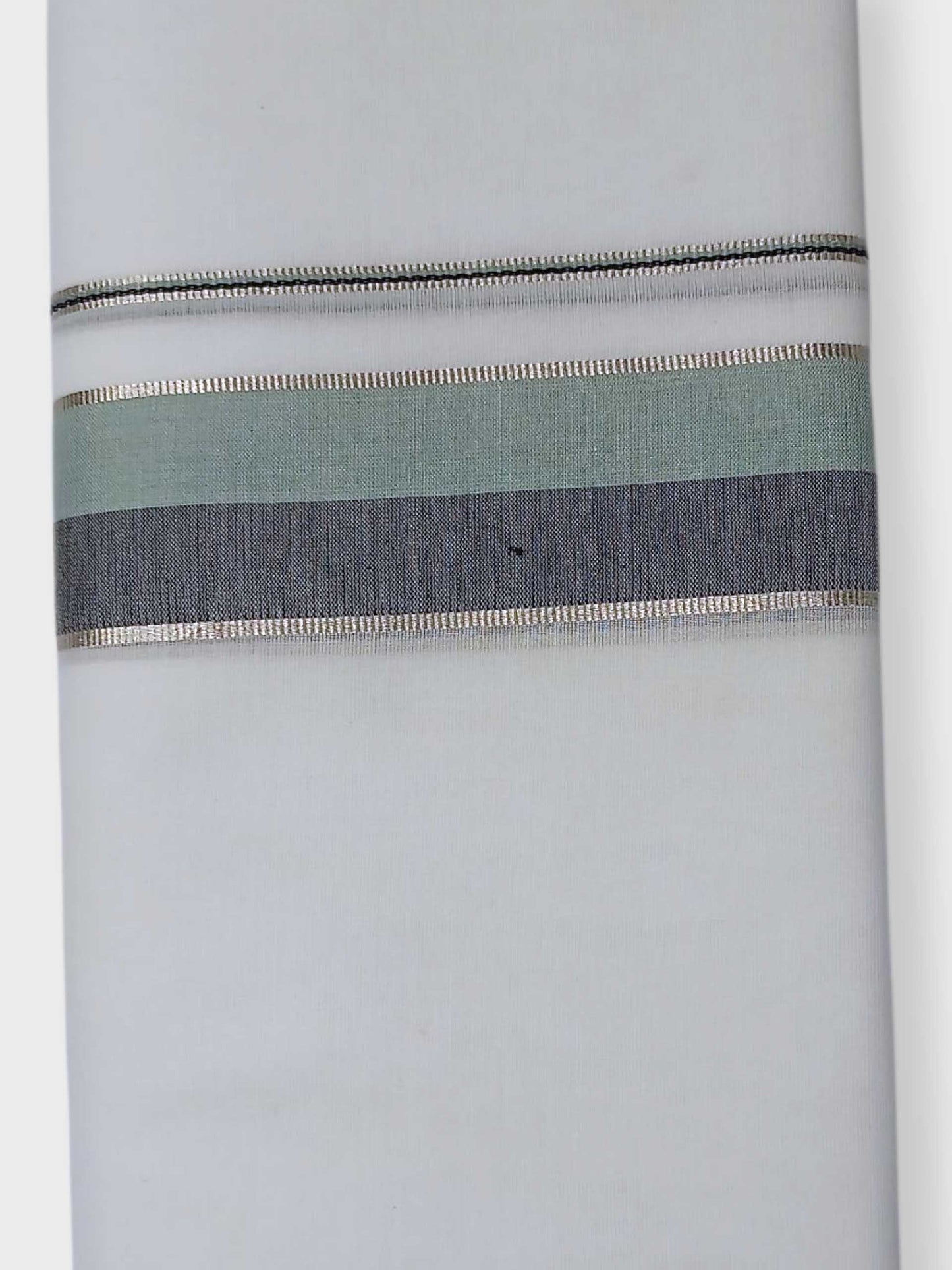 Pure White Cotton Men's Double Dhoti