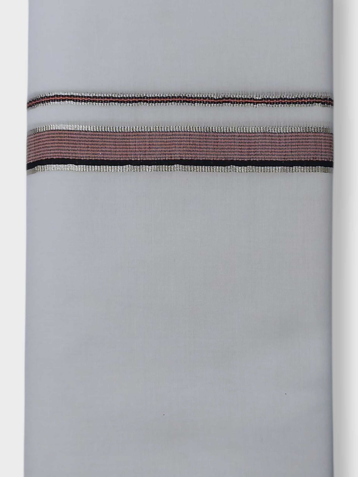 Pure White Cotton Men's Double Dhoti