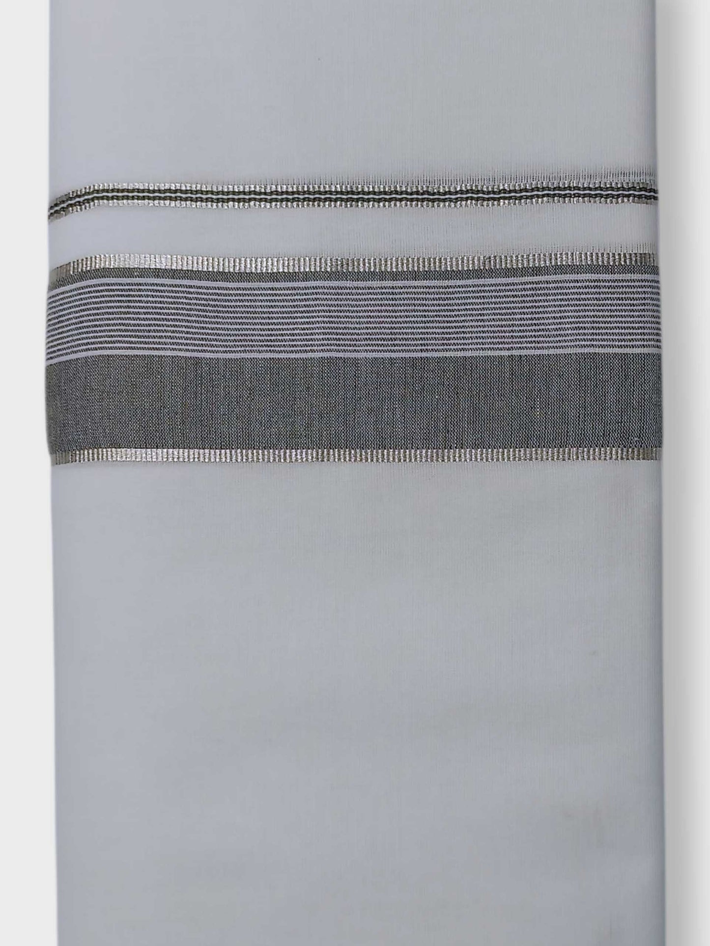 Pure White Cotton Men's Double Dhoti