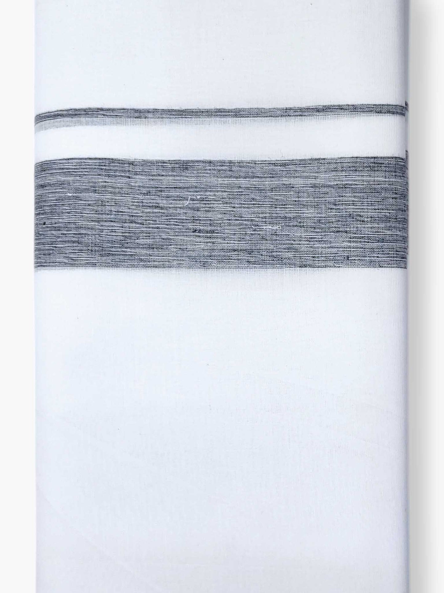 Pure White Cotton Men's Double Dhoti