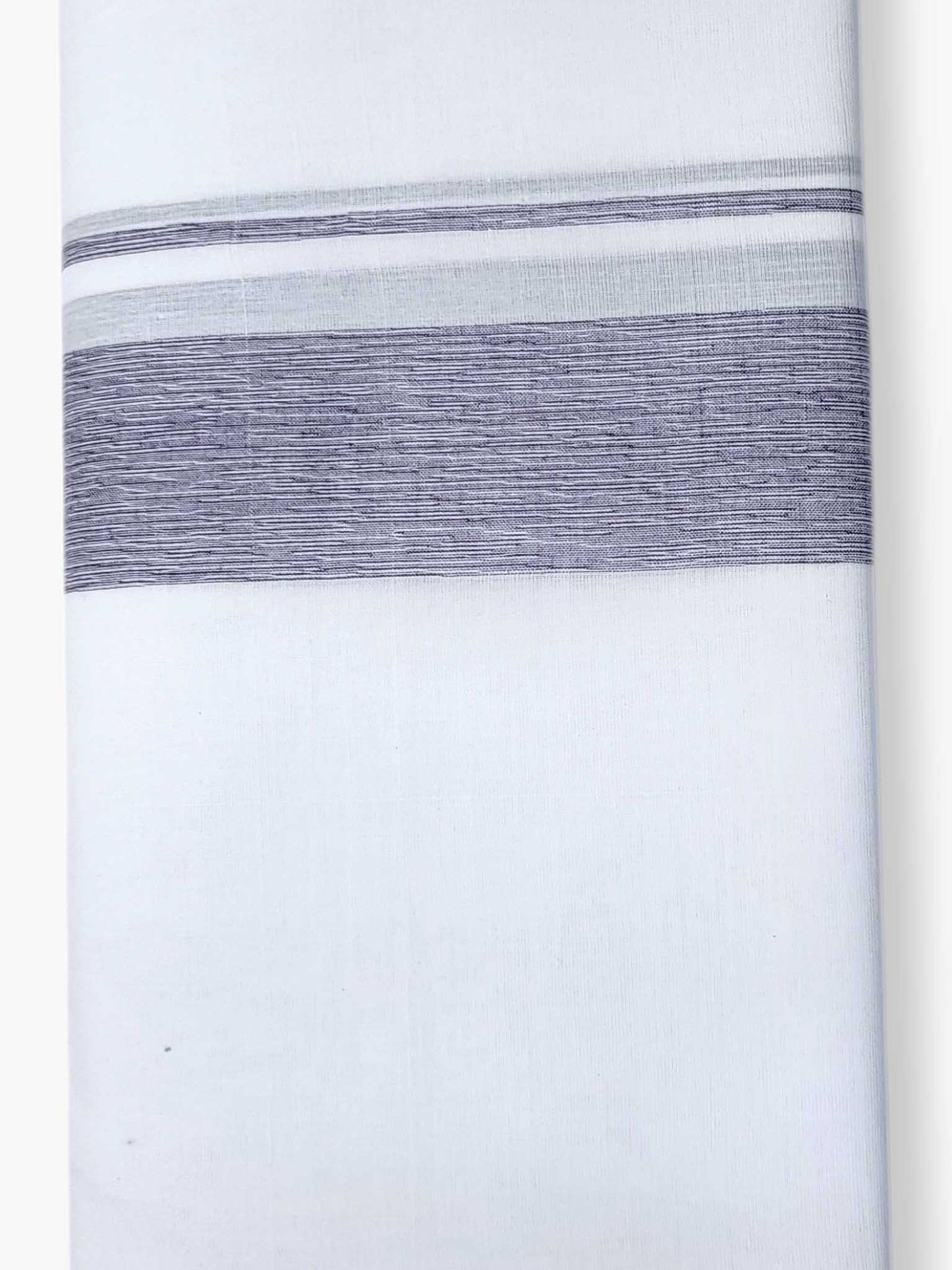 Pure White Cotton Men's Double Dhoti