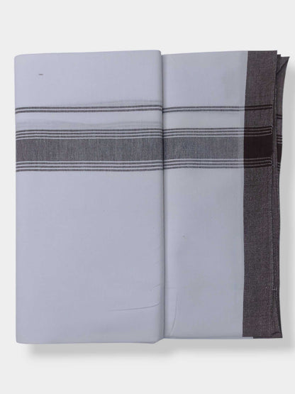 Single Kerala Pure White Mundu/Dhoti