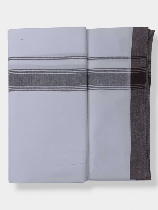 Single Kerala Pure White Mundu/Dhoti