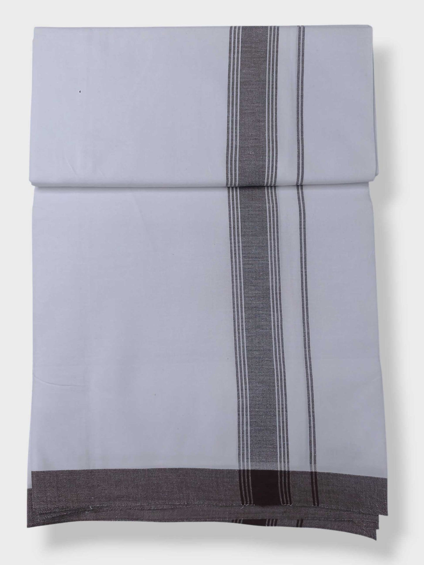 Single Kerala Pure White Mundu/Dhoti