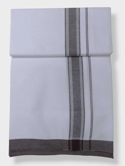 Single Kerala Pure White Mundu/Dhoti