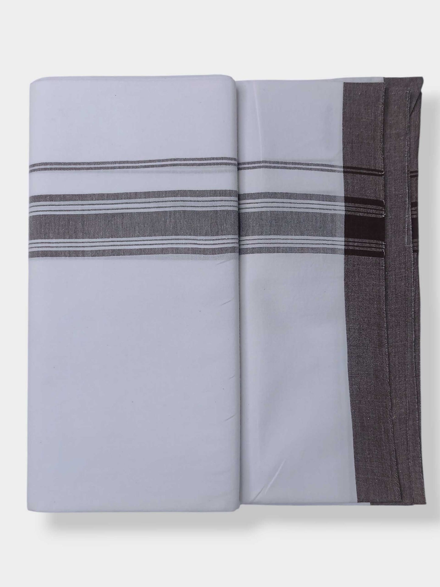 Single Kerala Pure White Mundu/Dhoti