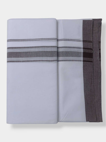 Single Kerala Pure White Mundu/Dhoti