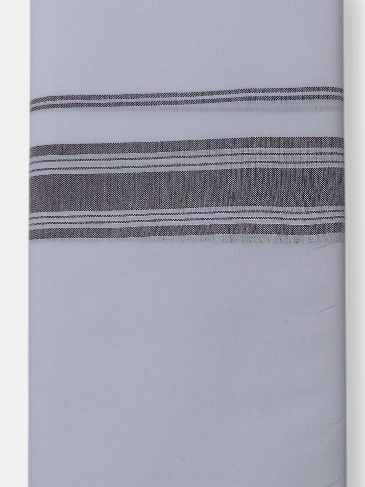 Single Kerala Pure White Mundu/Dhoti