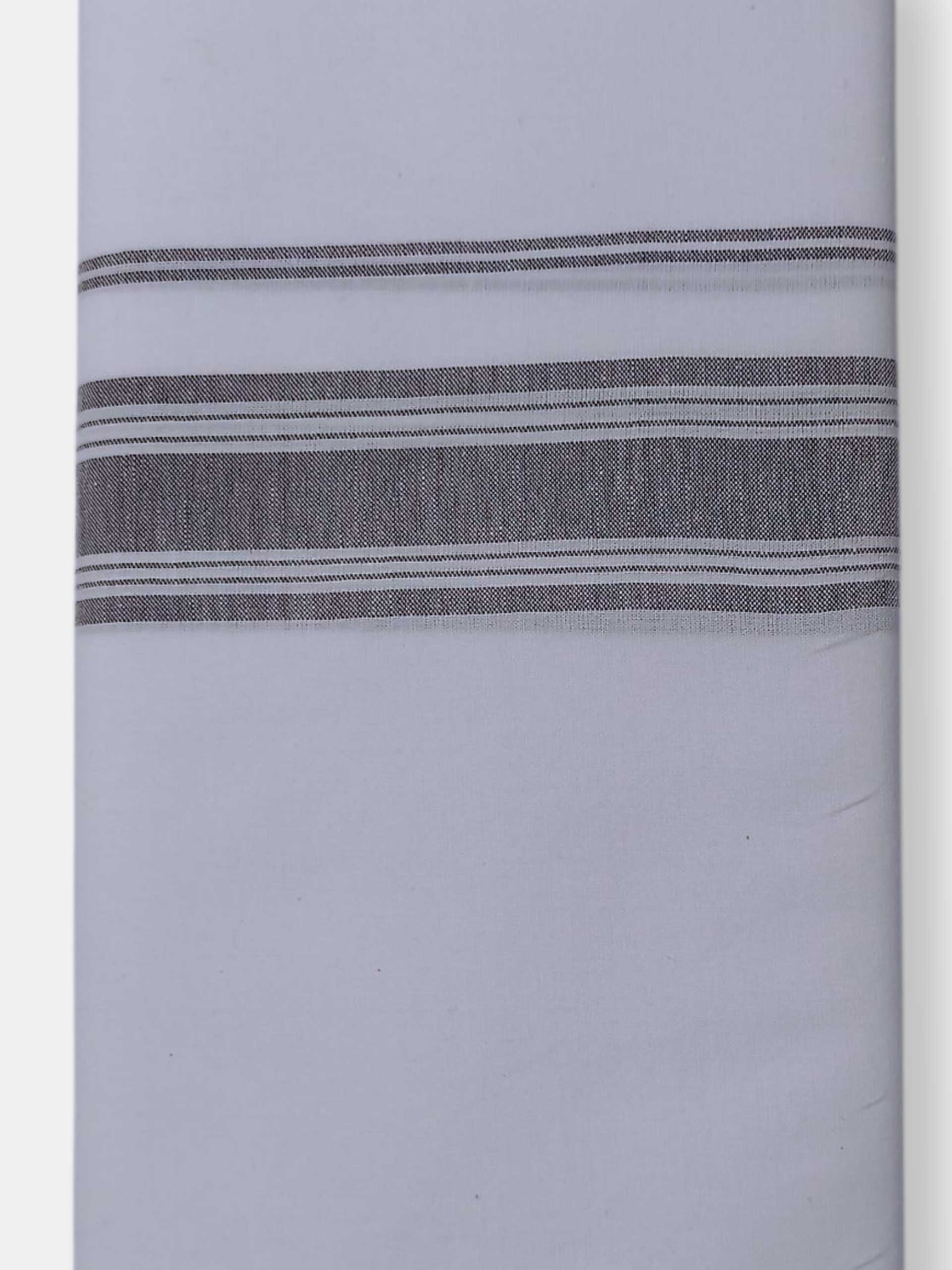 Single Kerala Pure White Mundu/Dhoti