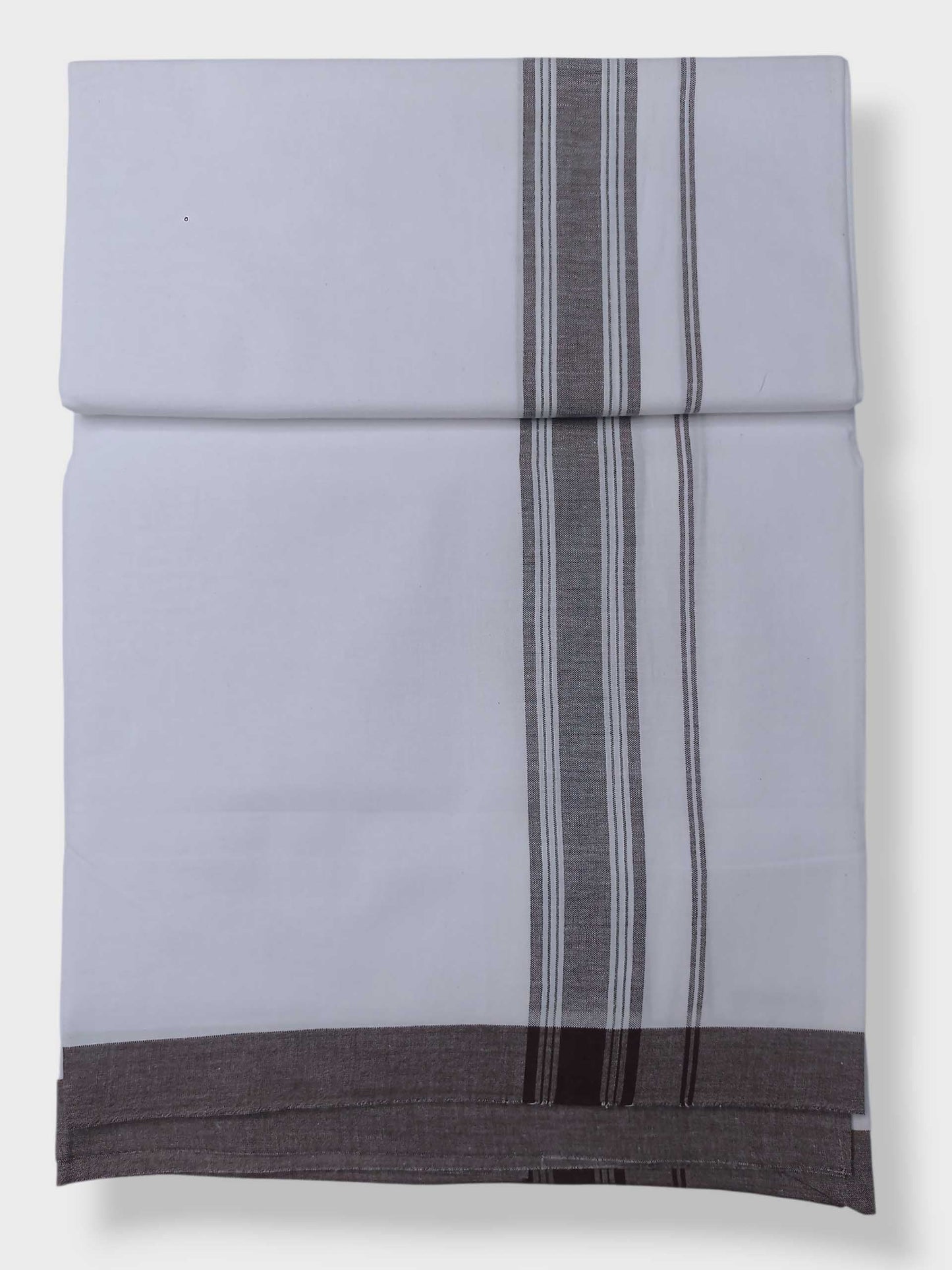 Single Kerala Pure White Mundu/Dhoti