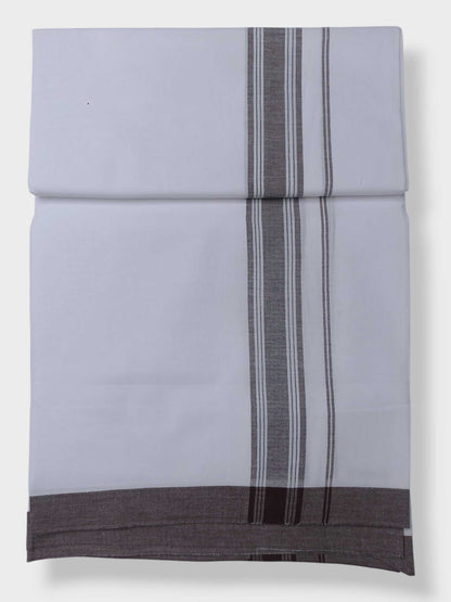 Single Kerala Pure White Mundu/Dhoti