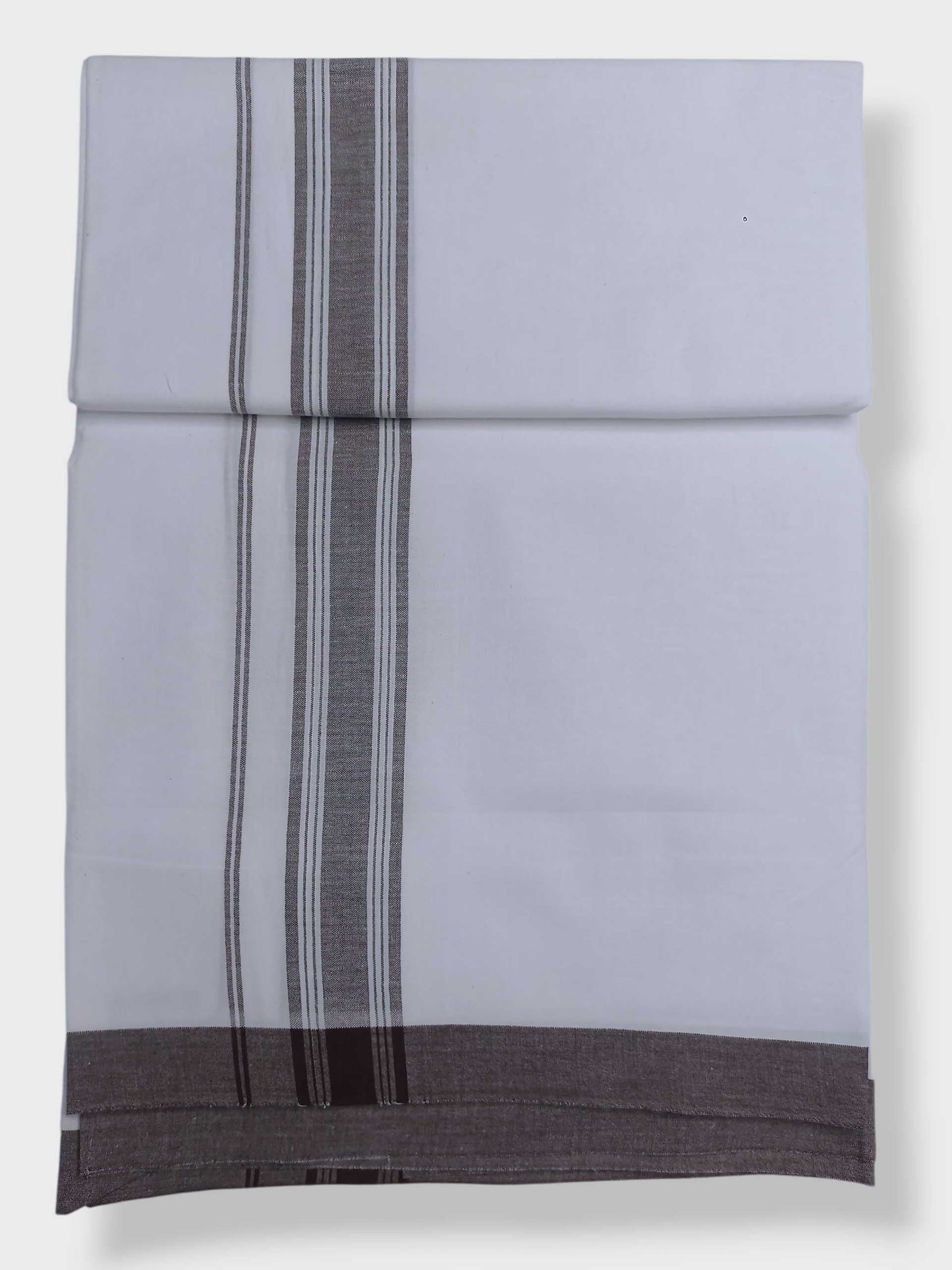 Single Kerala Pure White Mundu/Dhoti