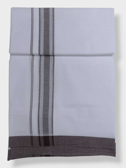 Single Kerala Pure White Mundu/Dhoti