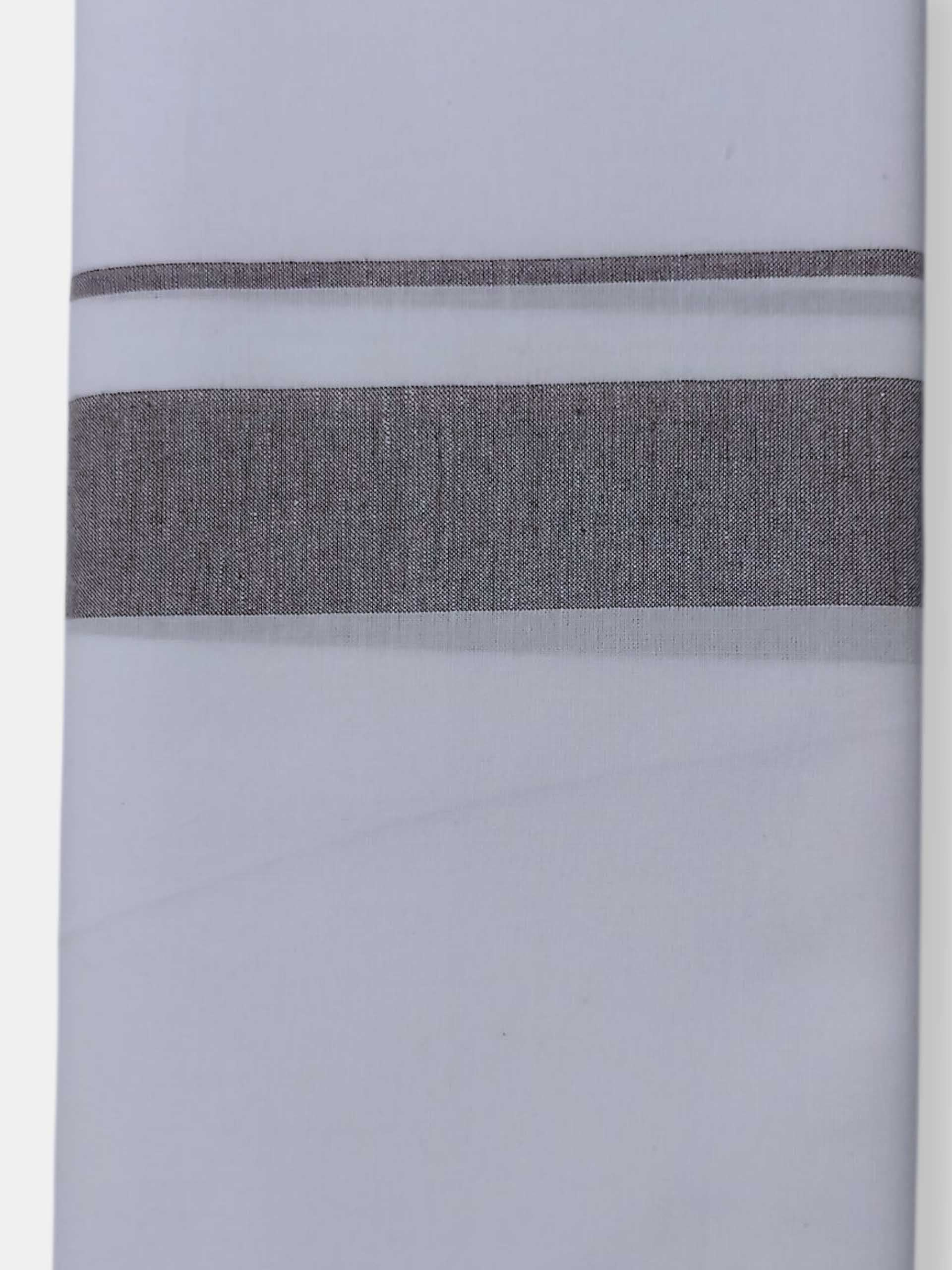 Single Kerala Pure White Mundu/Dhoti