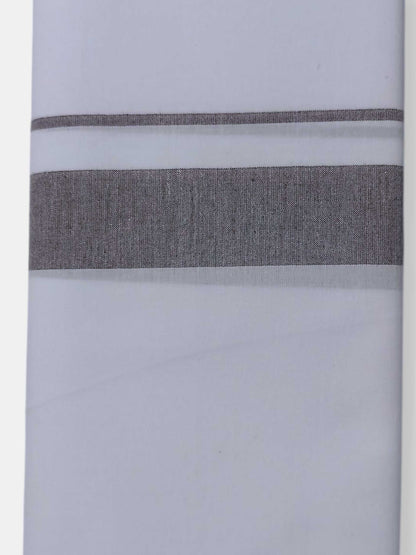 Single Kerala Pure White Mundu/Dhoti