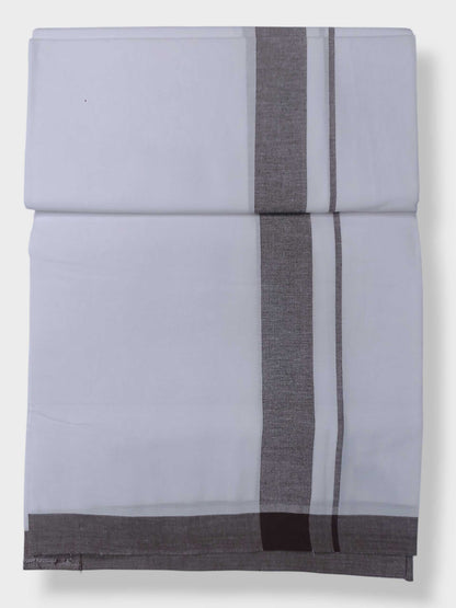 Single Kerala Pure White Mundu/Dhoti