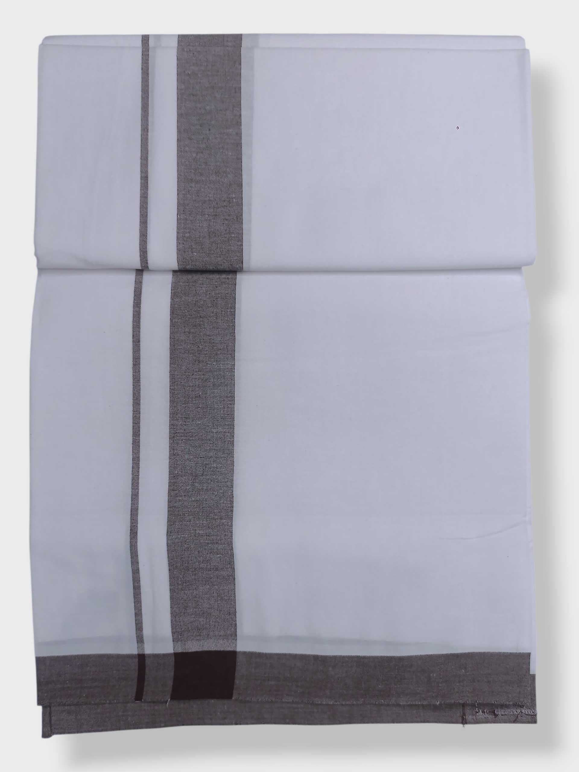 Single Kerala Pure White Mundu/Dhoti