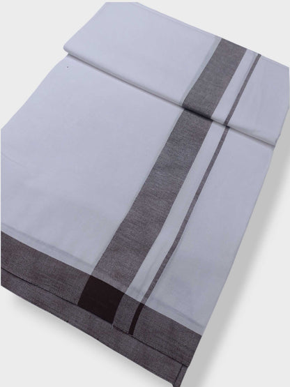 Single Kerala Pure White Mundu/Dhoti