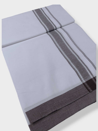 Single Kerala Pure White Mundu/Dhoti