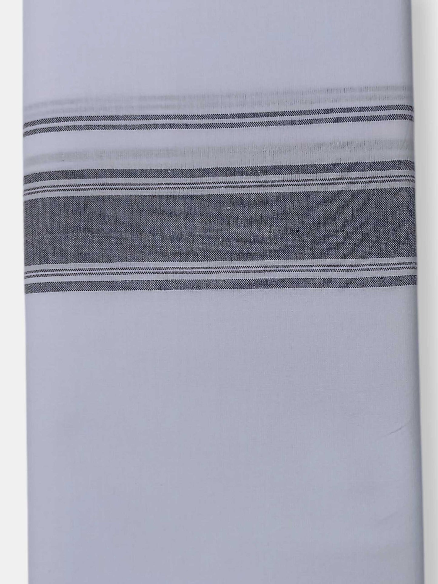 Single Kerala Pure White Mundu/Dhoti