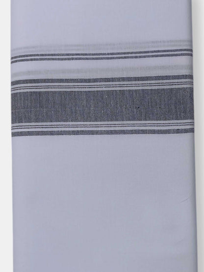 Single Kerala Pure White Mundu/Dhoti