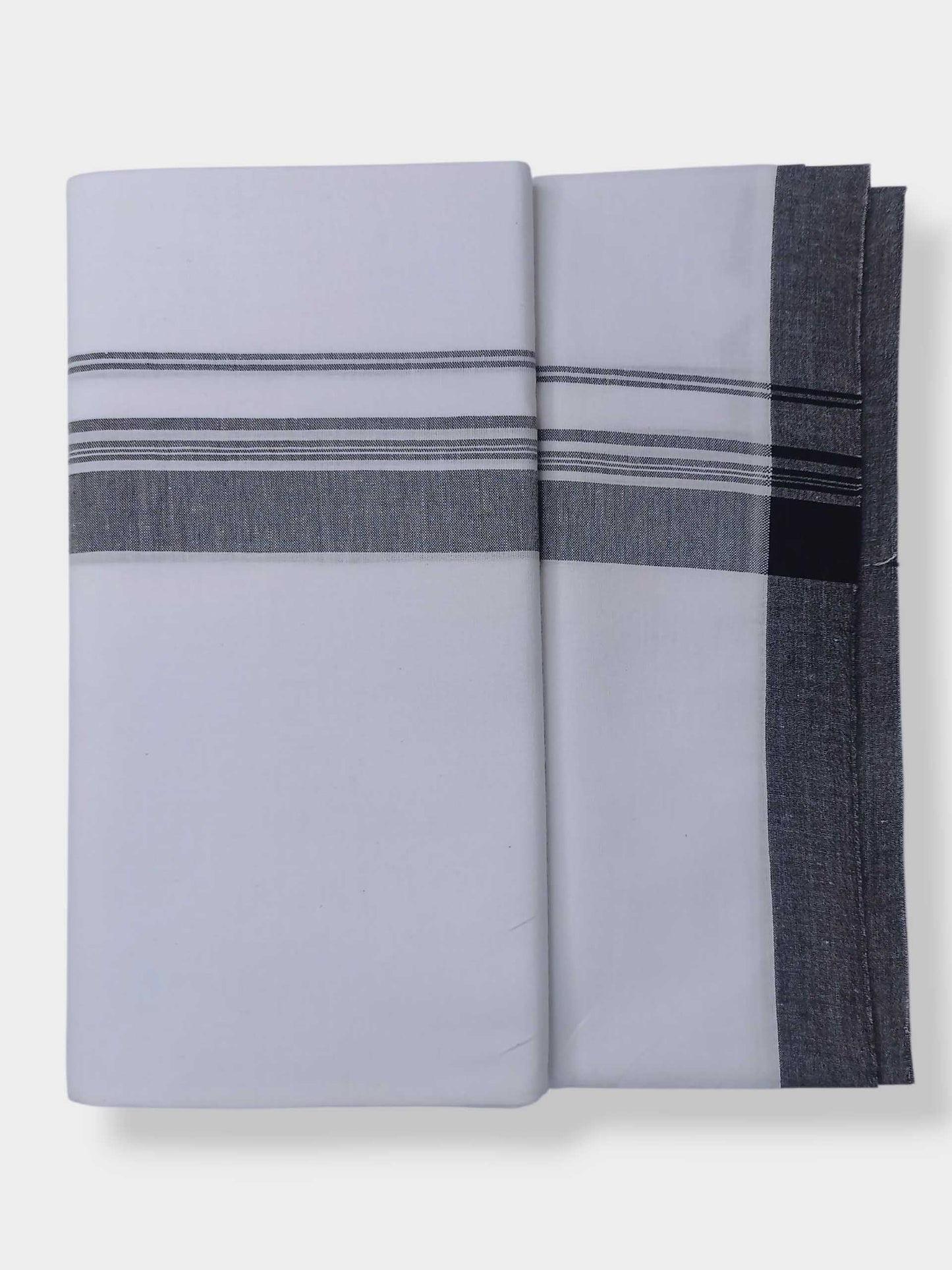 Single Kerala Pure White Mundu/Dhoti