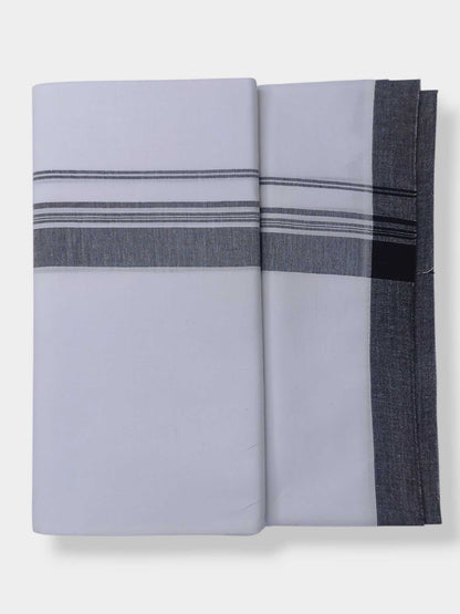 Single Kerala Pure White Mundu/Dhoti