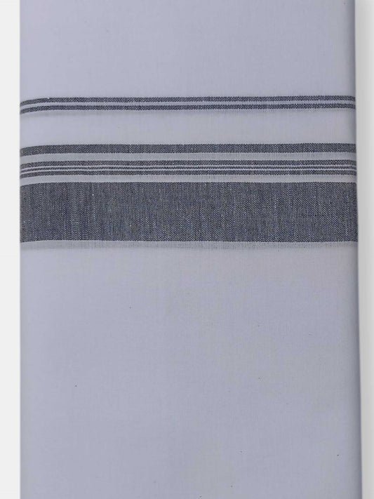 Single Kerala Pure White Mundu/Dhoti